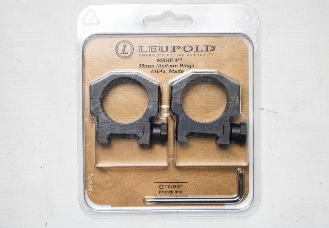 LEUPOLD MK4 Medium 30mm Police Trade-In Scope Rings